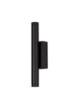 Robson Wall Lamp, 2 x 3W LED, 3000K, 300lm, IP54, Black, 3yrs Warranty