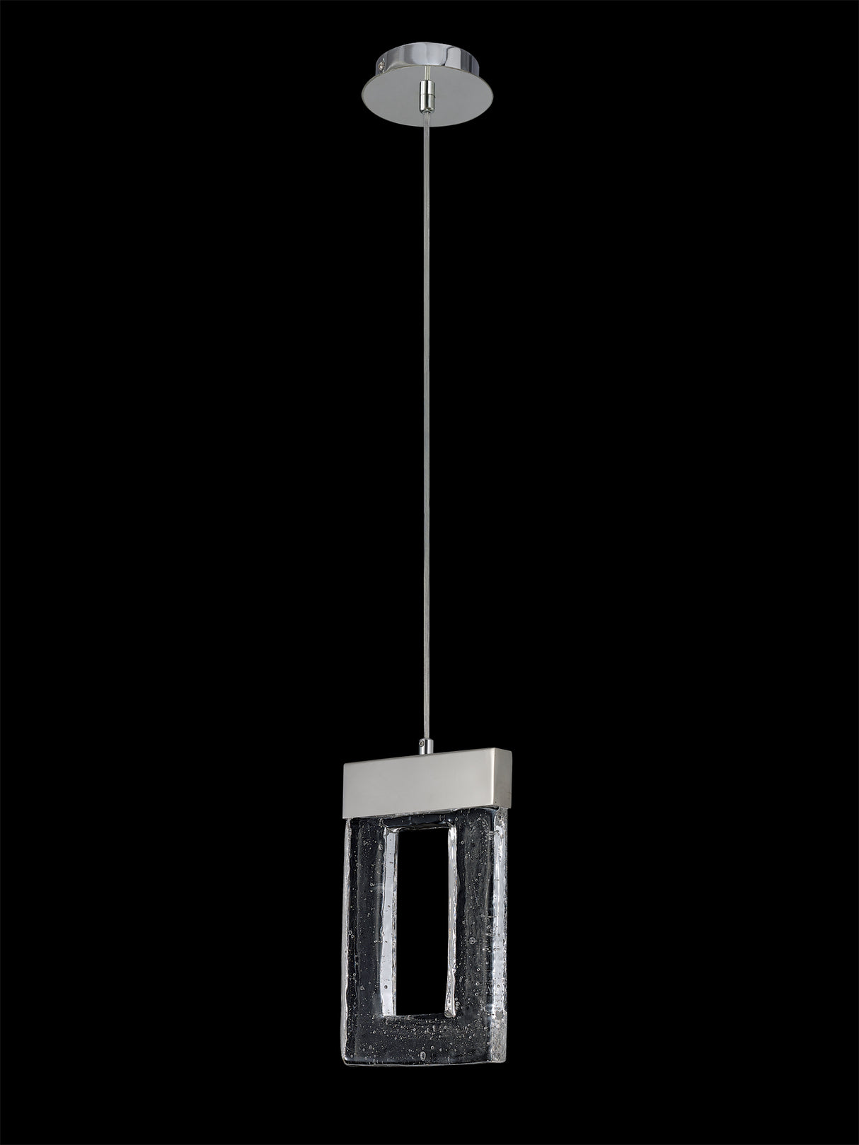 Greeves Pendant 2m, 1 x 4.5W LED, 3000K, 148lm, Polished Chrome, 3yrs Warranty