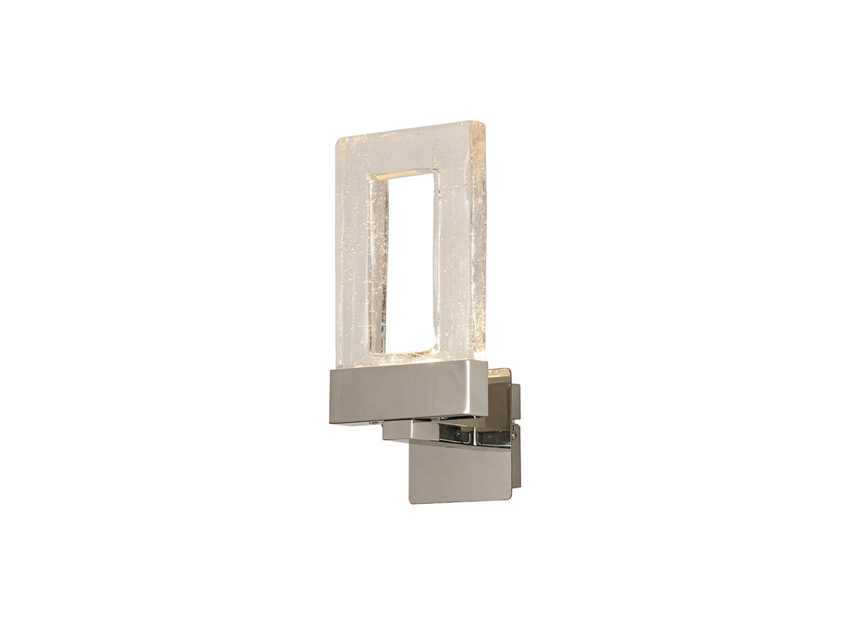 Greeves Switched Wall Lamp, 1 x 4.5W LED, 3000K, 137lm, Polished Chrome, 3yrs Warranty