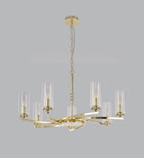 Gates Pendant/Semi Flush, 7 x E14, Polished Gold