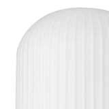 Allardyce 20cm Tubular Ribbed Glass (D), Opal