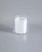 Lathen 140x140mm Medium Cylinder Clear Outer And Frosted Inner (H) Glass Shade