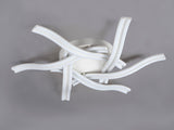 Johnston 6 Light Ceiling, 3 Step Dimming, 6 x 13W LED, 4000K, 5015lm, White, 3yrs Warranty
