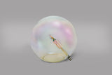 Suggett Table Lamp, 1 x G9, Polished Chrome/Iridescent Glass
