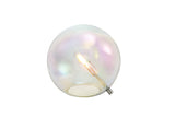 Suggett Table Lamp, 1 x G9, Polished Chrome/Iridescent Glass