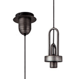 Allardyce Suspension Kit, 1 x E27, Aged Pewter/Matt Black