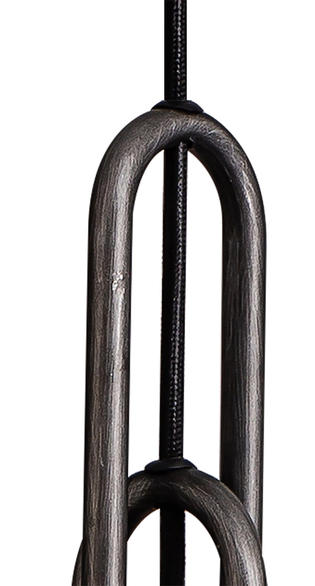 Allardyce Linear Suspension Kit, 3 x E27, Aged Pewter/Matt Black