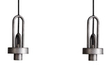 Allardyce Linear Suspension Kit, 4 x E27, Aged Pewter/Matt Black