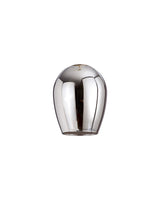Lathen 120x160mm Wine Glass (D) Chrome With Inner Frosted Glass Shade