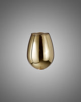 Lathen 120x160mm Wine Glass (D) Gold With Inner Frosted Glass Shade