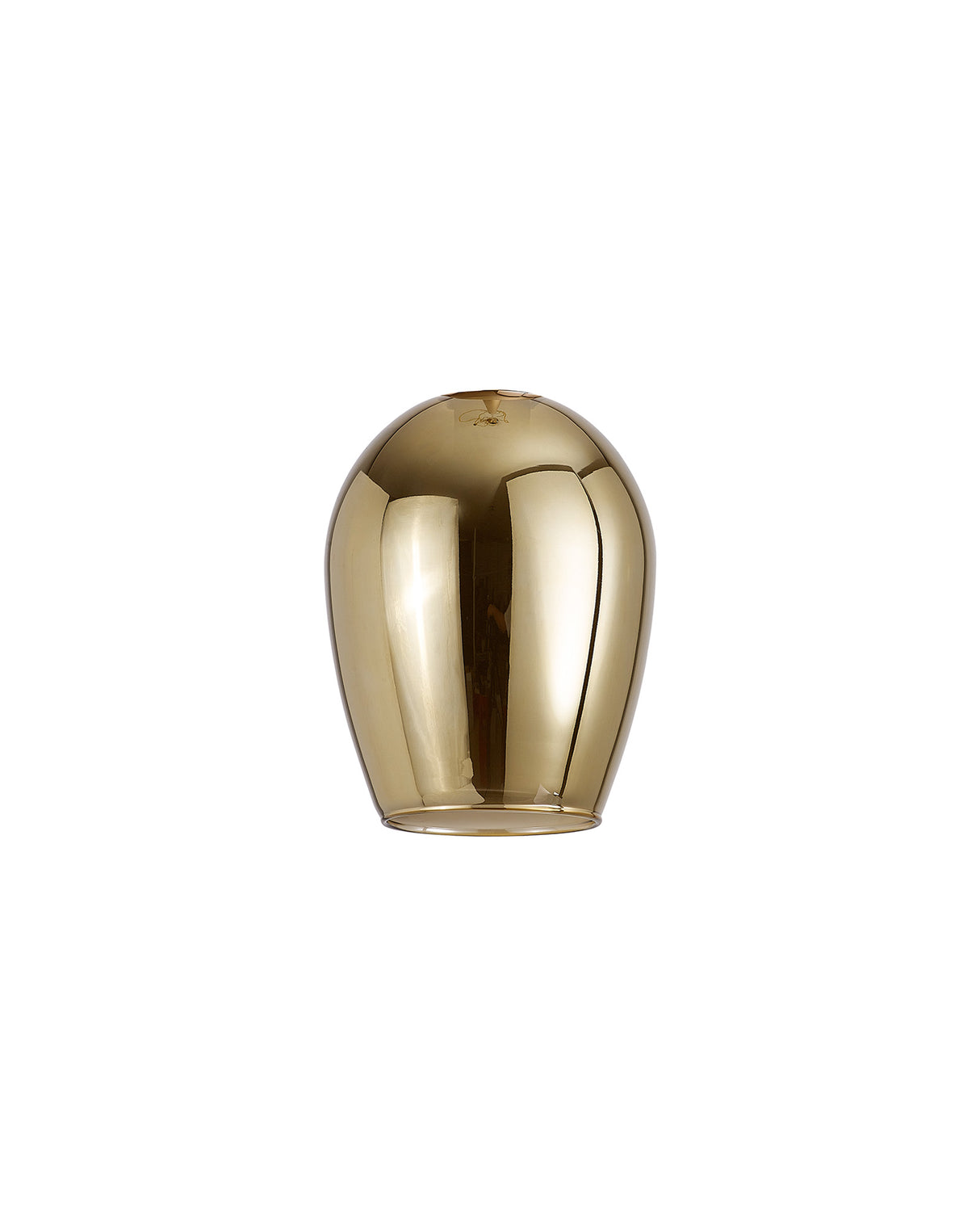 Lathen 120x160mm Wine Glass (D) Gold With Inner Frosted Glass Shade