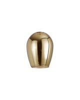 Lathen 120x160mm Wine Glass (D) Gold With Inner Frosted Glass Shade