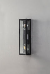 Ord Flush Wall Lamp, 2 x E27, IP65, Anthracite, 2yrs Warranty