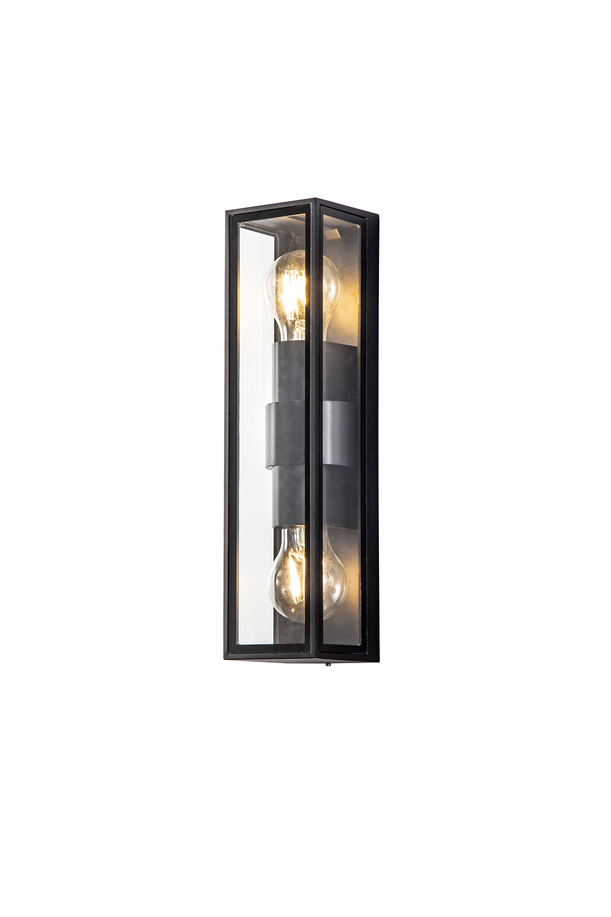 Ord Flush Wall Lamp, 2 x E27, IP65, Anthracite, 2yrs Warranty