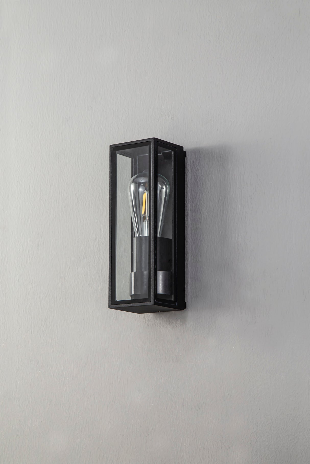 Ord Flush Wall Lamp, 1 x E27, IP65, Anthracite, 2yrs Warranty