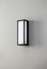 Ord Flush Frosted Wall Lamp, 10W LED, 3000K, IP65, Anthracite, 2yrs Warranty