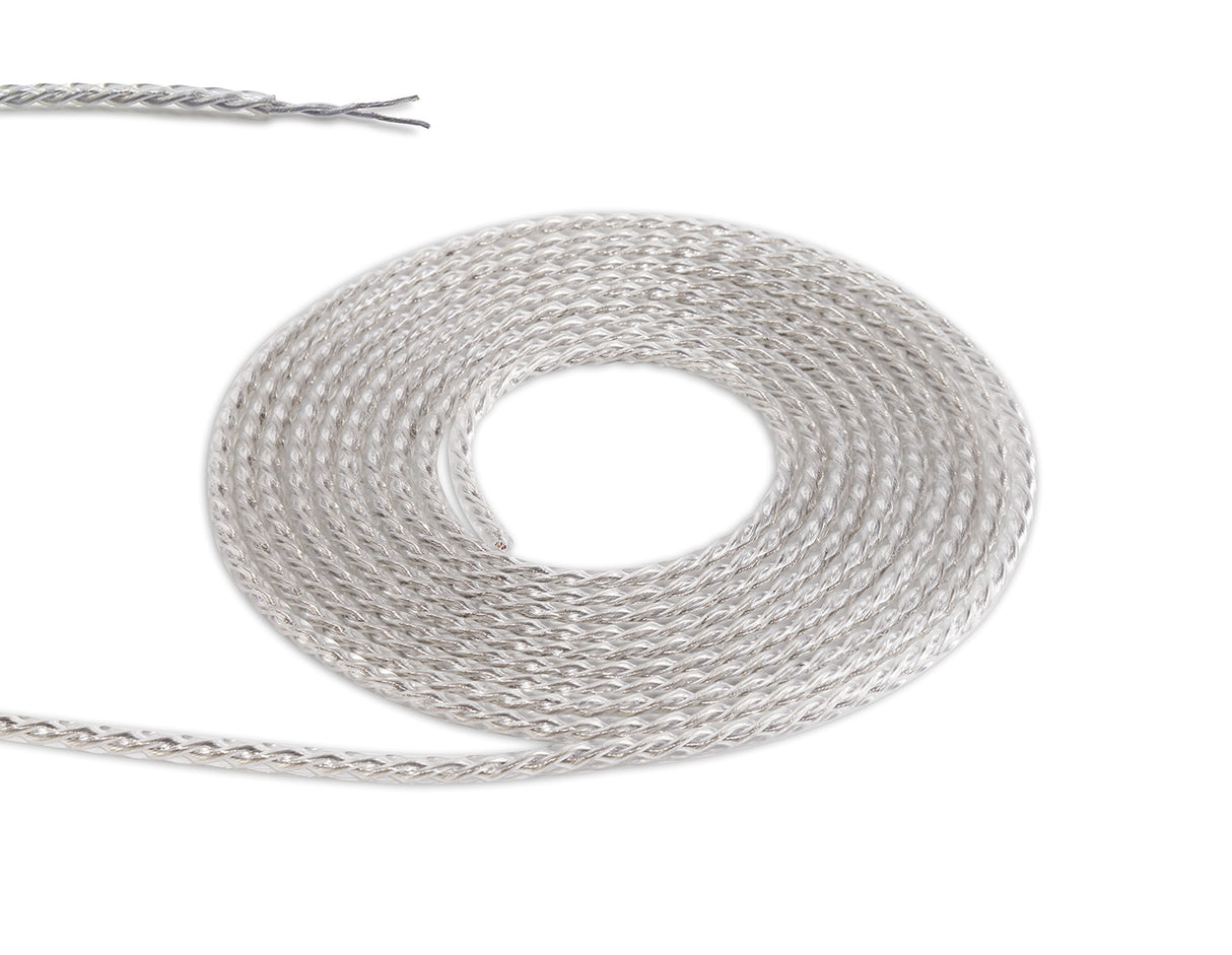 Robson 25m Clear Twisted 2 Core 0.75mm Cable VDE Approved