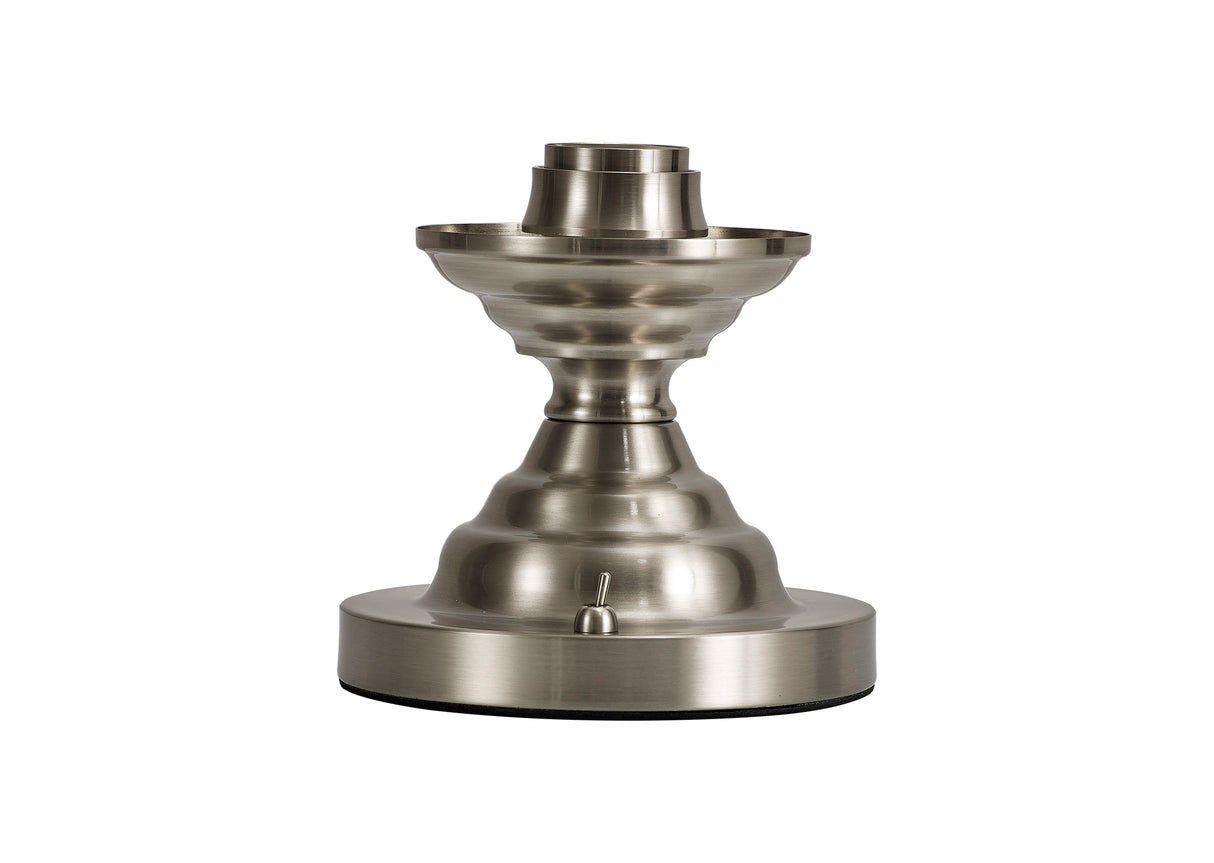 Holloway Table Lamp, 1 x E27, Satin Nickel