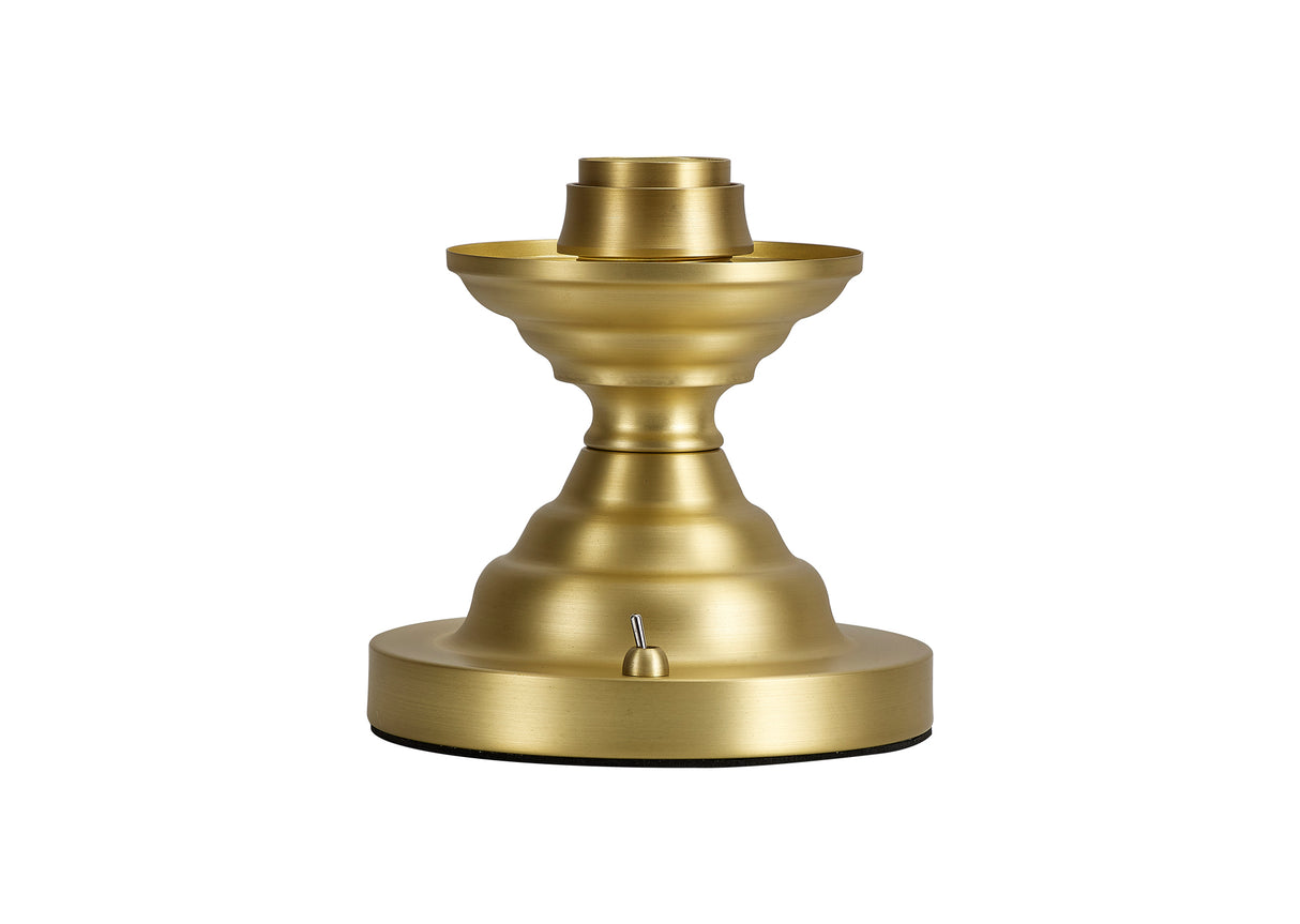Holloway Table Lamp, 1 x E27, Satin Gold