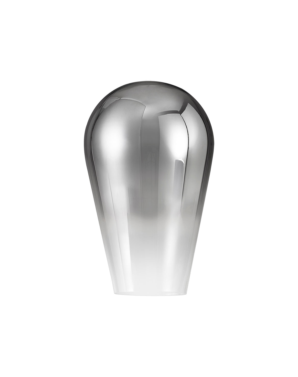 Allardyce 23cm Pear Shaped Glass (E), Smoke Fade/Clear