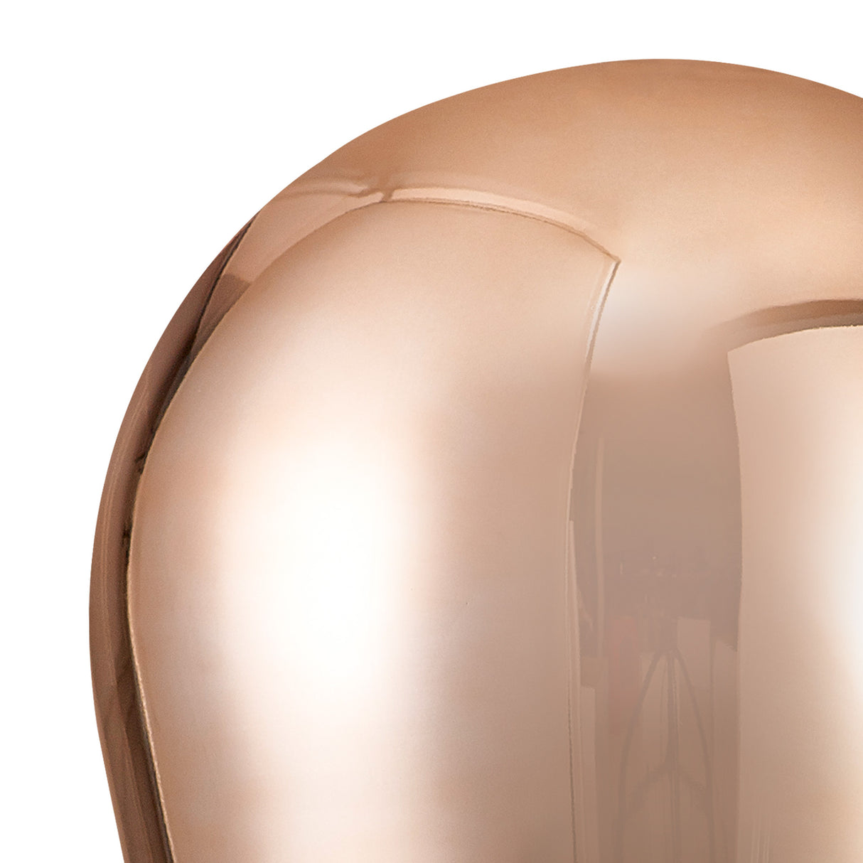 Allardyce 23cm Pear Shaped Glass (E), Copper Fade/Clear