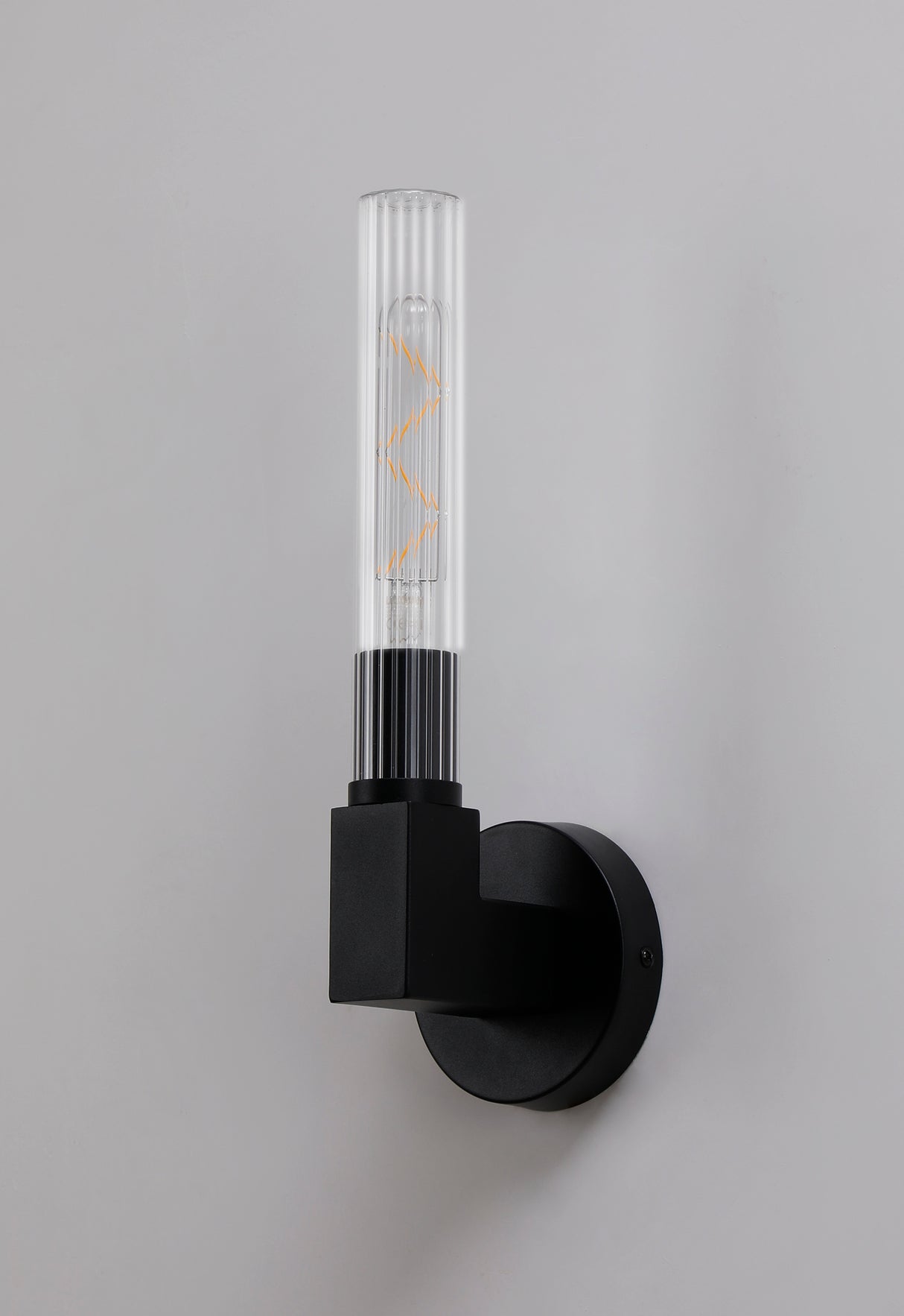 Ferdinand 1 Light Wall, E27, IP44, Satin Black