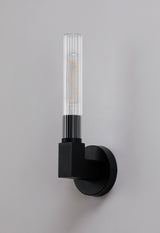 Ferdinand 1 Light Wall, E27, IP44, Satin Black