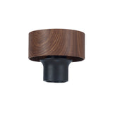 Berry Surface Kit, 1 x E27, Matt Black / Walnut