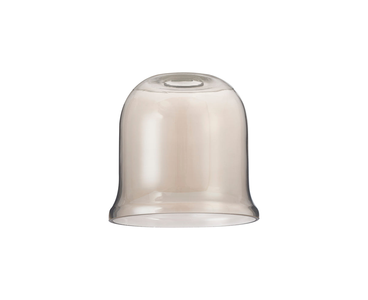 Robson Bell 16cm Glass Shade (H), Cognac