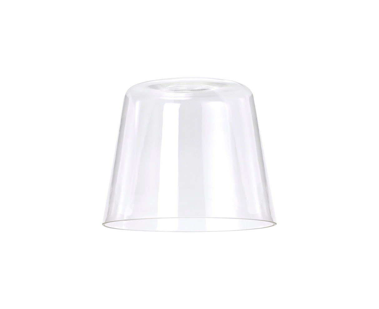 Robson Flat Top 18cm Glass Shade (G), Clear