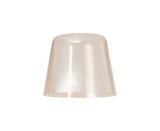 Robson Flat Top 18cm Glass Shade (G), Cognac