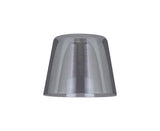 Robson Flat Top 18cm Glass Shade (G), Smoke