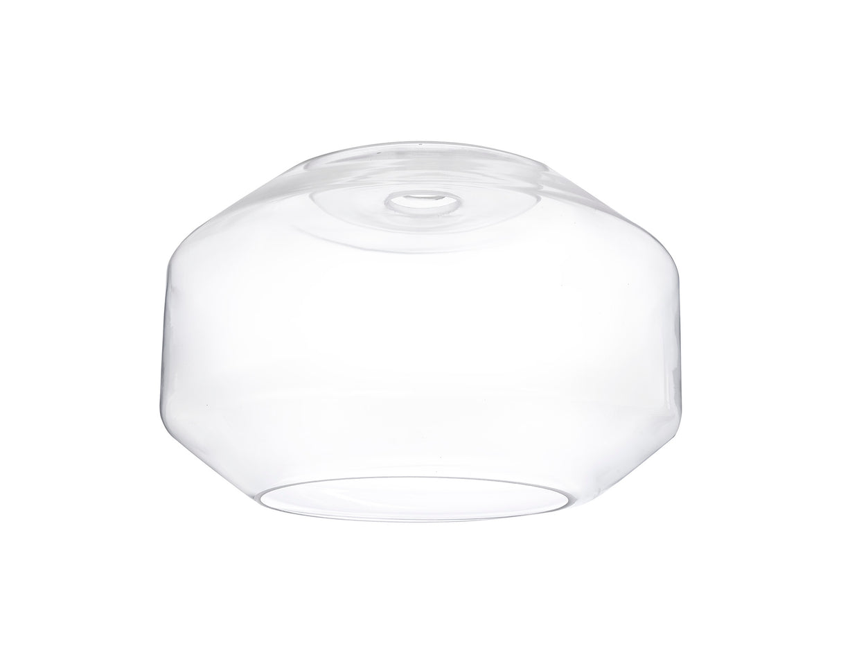 Munro Chamfered Round 30cm Clear Glass (F), Lampshade