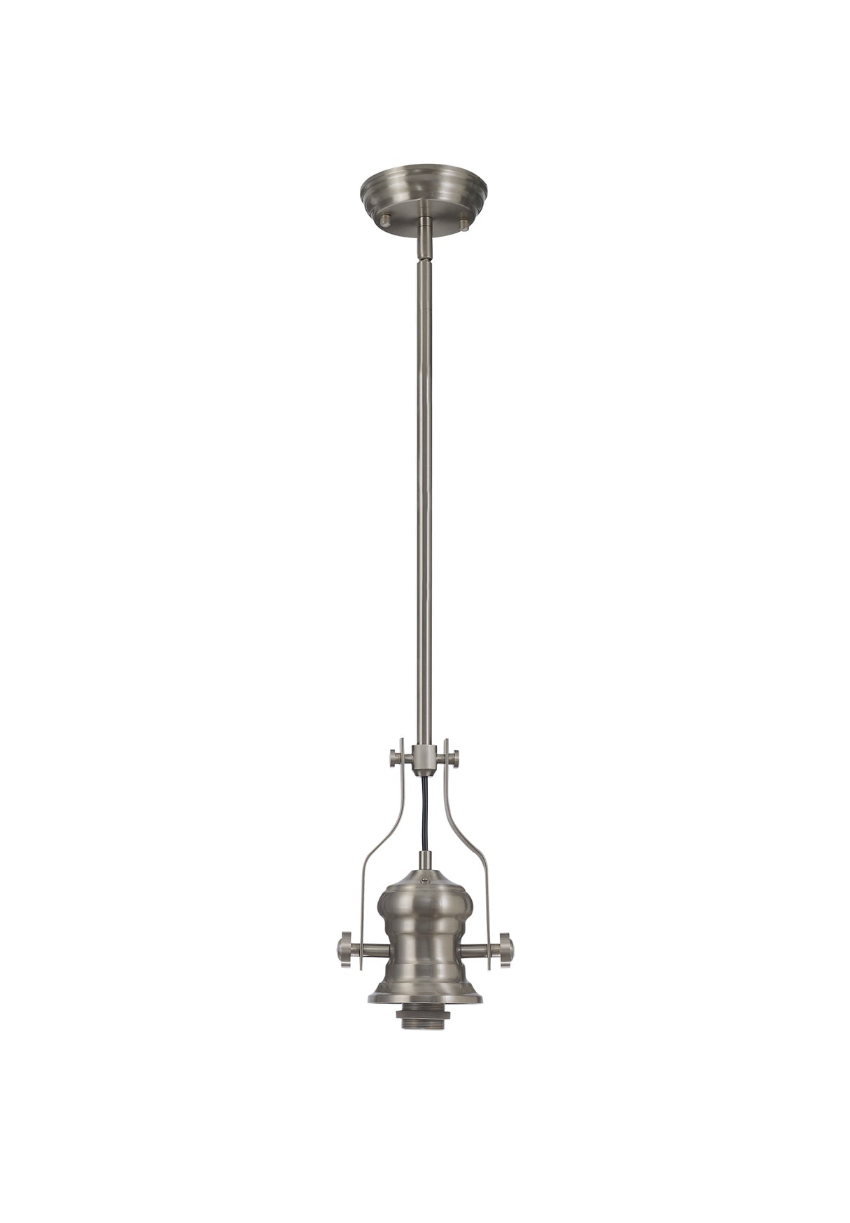 Munro (FRAME ONLY) Pendant, 1 x E27, Satin Nickel