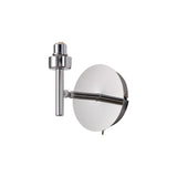 Lathen Polished Chrome 1 Light Adjustable G9 Universal Switched Wall Lamp, Suitable For A Vast Selection Of Glass Shades