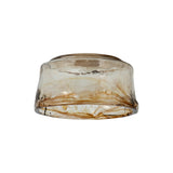 Rae Bowl Cloudy Glass Shade (A), Brown / Clear