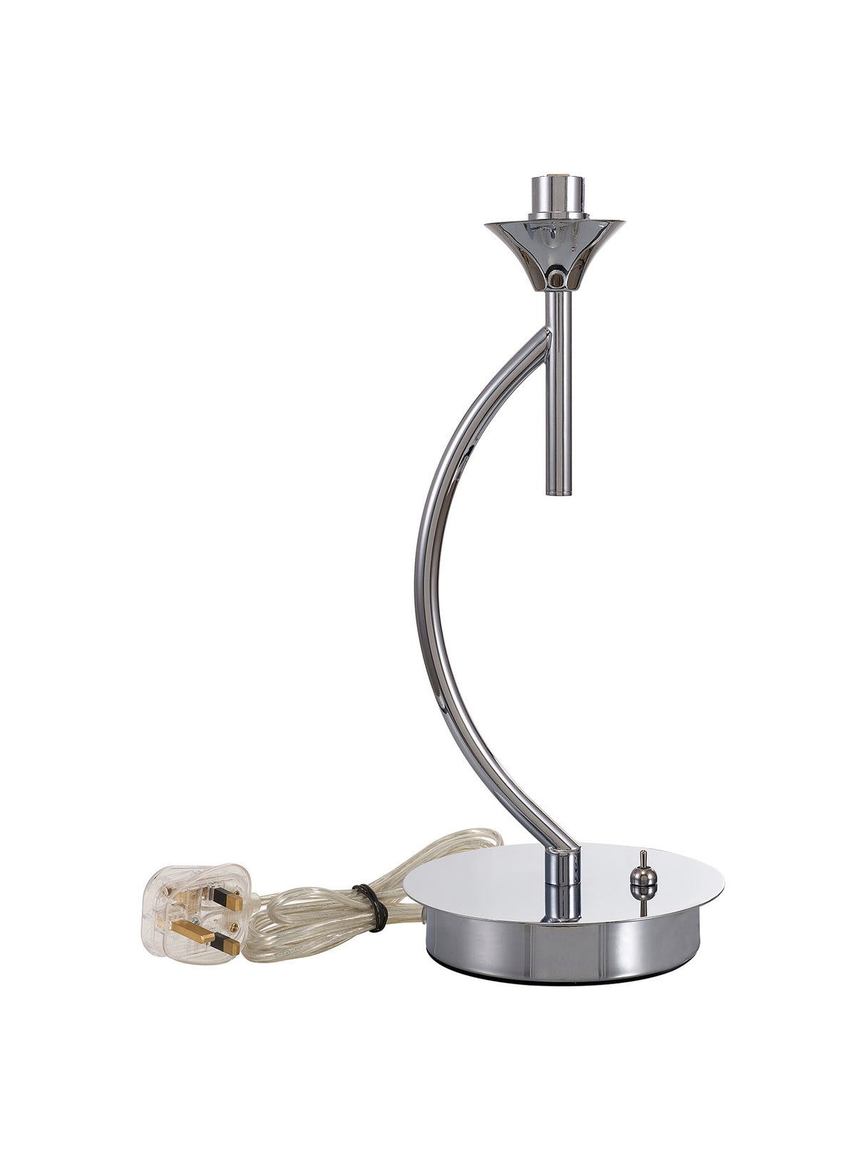 Lathen Polished Chrome 1 Light G9 Vertical Table Lamp, Suitable For A Vast Selection Of Glass Shades