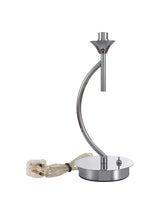 Lathen Polished Chrome 1 Light G9 Vertical Table Lamp, Suitable For A Vast Selection Of Glass Shades