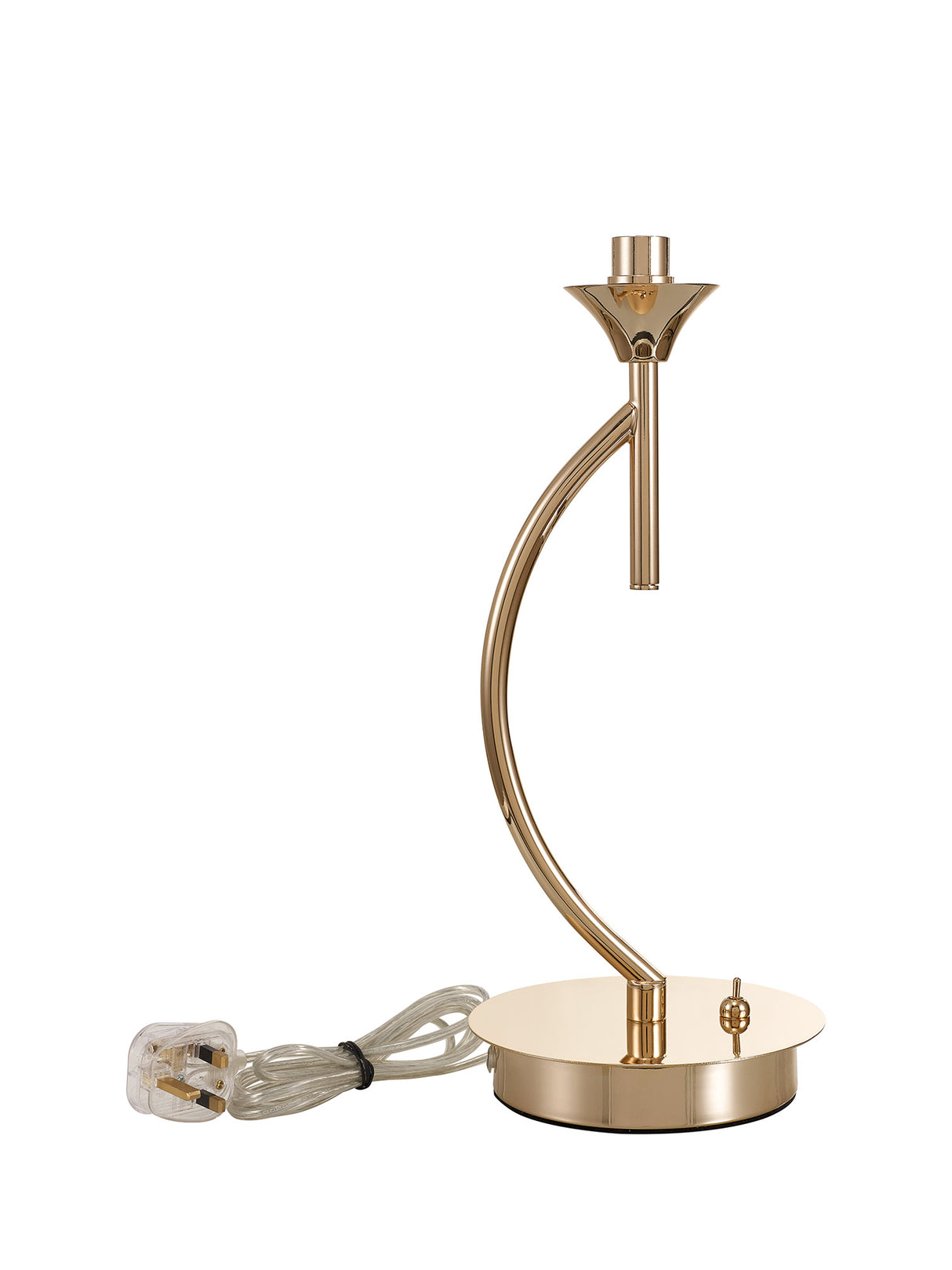 Lathen French Gold 1 Light G9 Vertical Table Lamp, Suitable For A Vast Selection Of Glass Shades