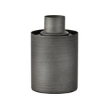 Rowell Table Lamp (FRAME ONLY), 1 x E27, Pewter/Black Braided Cable