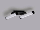 Wallace Ceiling Lamp, 2 x 9W LED, 4000K, 1153lm, IP44, Sand Black, 3yrs Warranty