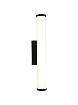 Wallace Wall Lamp Large, 1 x 12W LED, 4000K, 848lm, IP44,Sand Black, 3yrs Warranty