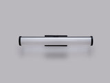 Wallace Wall Lamp Over Mirror, 1 x 12W LED, 4000K, 795lm, IP44,Sand Black, 3yrs Warranty
