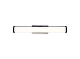 Wallace Wall Lamp Over Mirror, 1 x 12W LED, 4000K, 795lm, IP44,Sand Black, 3yrs Warranty