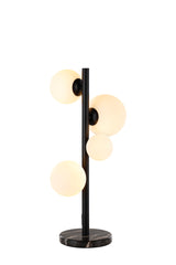 Ferguson Table Lamp, 4 x G9, Satin Black, Opal Glass
