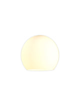 Lathen 140mm Open Mouth (F) Round Opal Globe Glass Shade