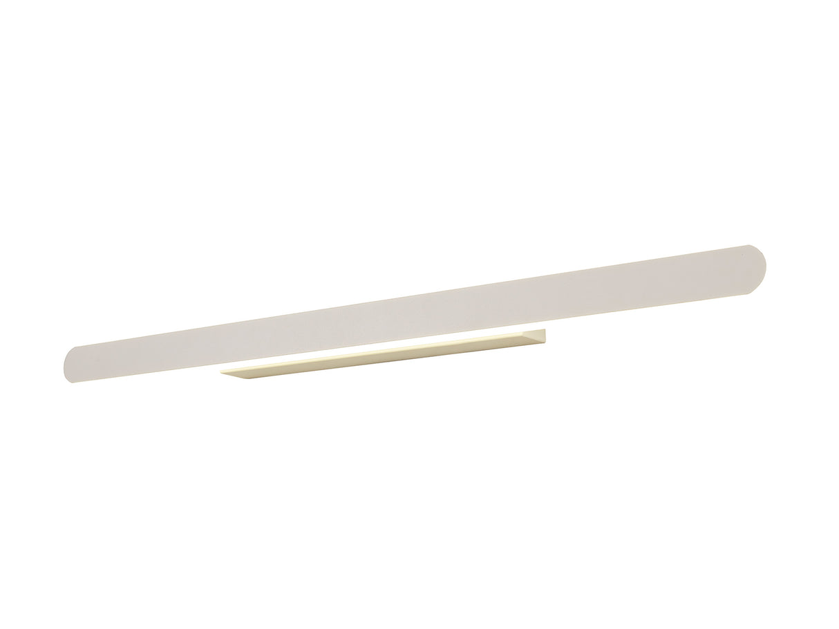Lowrey Wall Lamp, 1 x 30W LED, 4000K, 1300lm, Sand White, 3yrs Warranty
