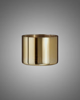 Lathen 150x110mm Short Cylinder (A) Gold Glass Shade
