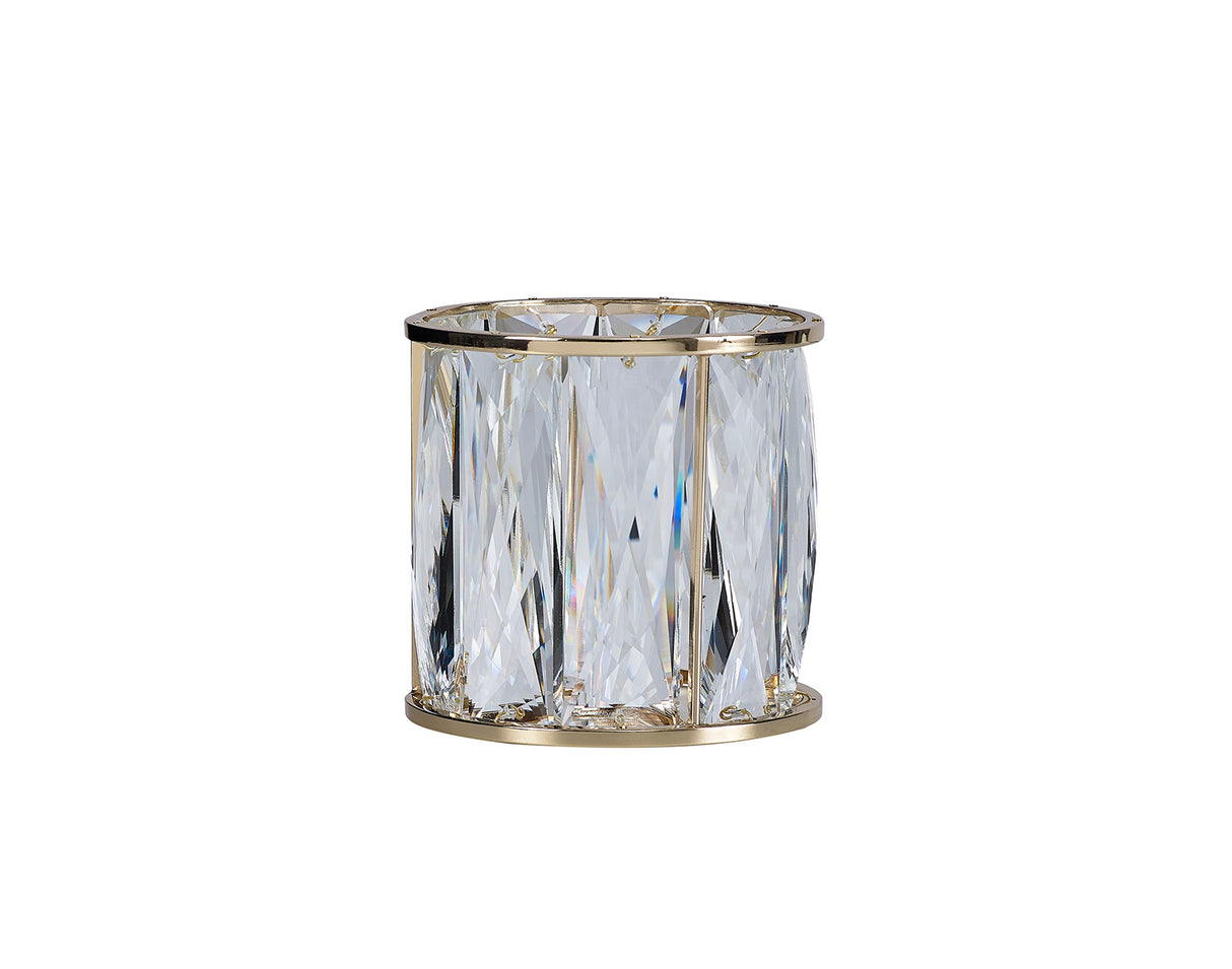 Swindlehirs 10.8cm Non-Electric French Gold / Clear Crystal Shade (A),