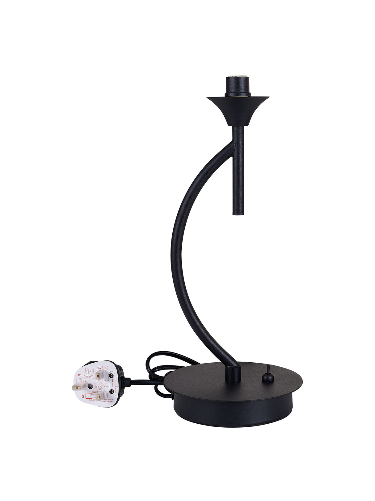 Lathen Satin Black 1 Light G9 Vertical Table Lamp, Suitable For A Vast Selection Of Glass Shades